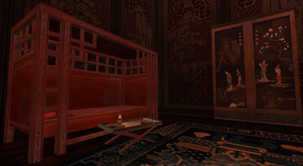 Secret opium den in Chinatown, New York in Second Life